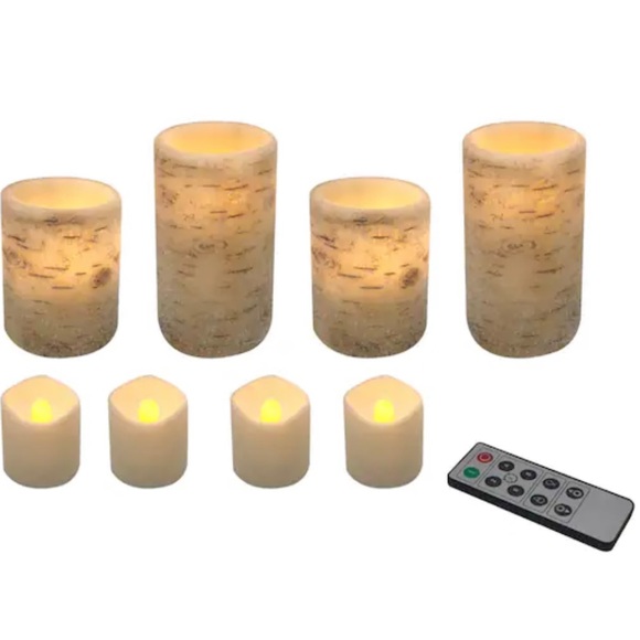 LED Shimmer Pillar/Votive Set - Picture 4 of 7